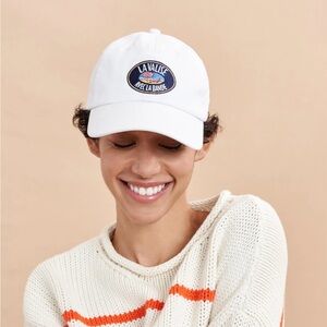 *NEW WITH TAGS La Ligne Souvenir hat, white